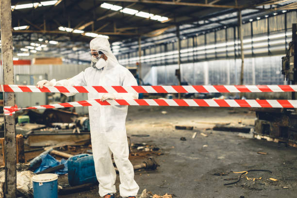 Professional Hoarding Cleanup technician working in Rosendale, WI